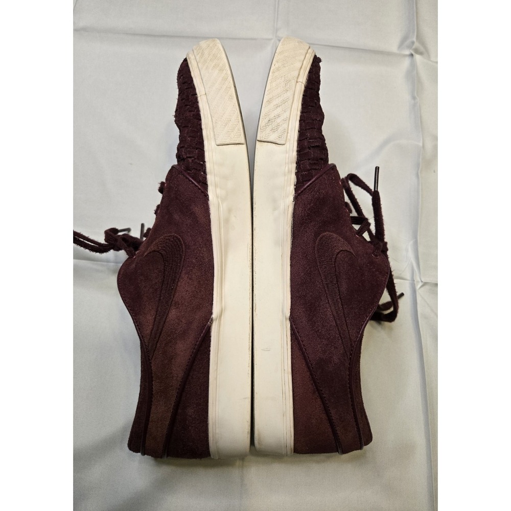 Nike SB Stefan Janoski‎ Men's Sneakers Size 13 Burgundy Weave 2015 Casual Skate